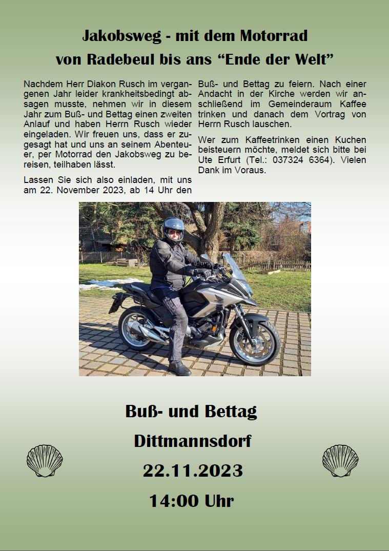 Plakat Buß- und Bettag